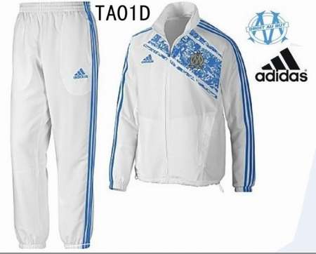 achat-survetement-Adidas-peau-peche,survetement-Adidas-blanc-avec-capuche,vente-survetement-Adidas-de-l-om