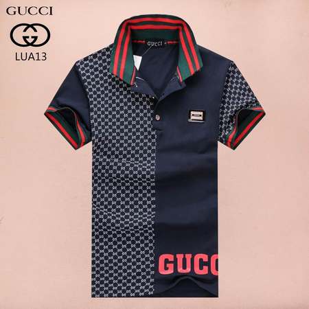 polo-Gucci-a-bandes,t-shirt-femme-gris,Gucci-bleu-fonce