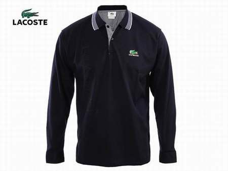 polo-Lacoste-manche-longue-blanc,t-shirt-fashion-pas-cher-homme,t-shirt-Lacoste-boutique-homme