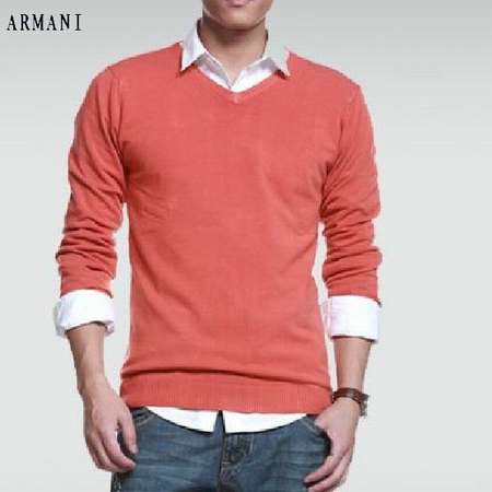 pull-Armani-prix-choc,pull-Armani-homme-coton-col-v,pull-Armani-vert