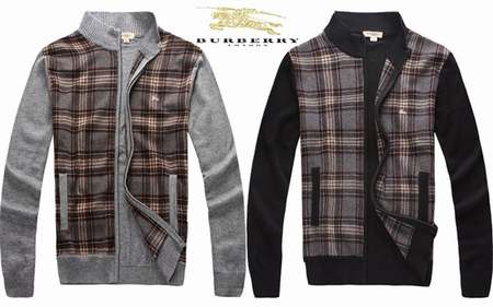 pull-Burberry-jacquard-homme,pull-col-v-homme-blanc,Burberry-pull-gris