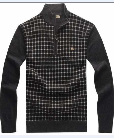 pull-homme-col-v-gris,pull-Burberry-col-v,pull-Burberry-cachemire-pas-cher