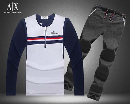 survetement-de-marque-pas-chere,jogging-college-vintage,survetement-Armani-ea7-venteprivee