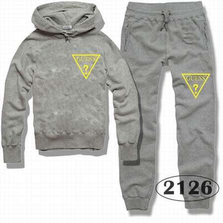 survetement-guess-homme-argent,guess-survetement-femme-violet,ensemble-jogging-Guess-jamaique