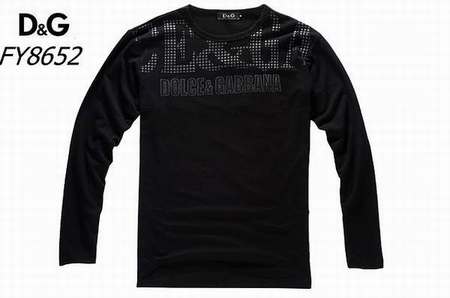 t-shirt-Dolce-Gabbana-usa,t-shirt-Dolce-Gabbana-lot,tee-shirt-manche-longue-simple